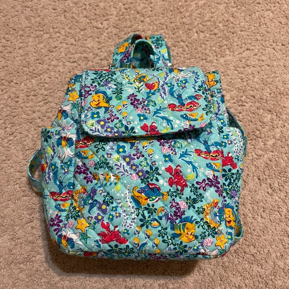 Disney Vera Bradley Little Mermaid Mini Backpack